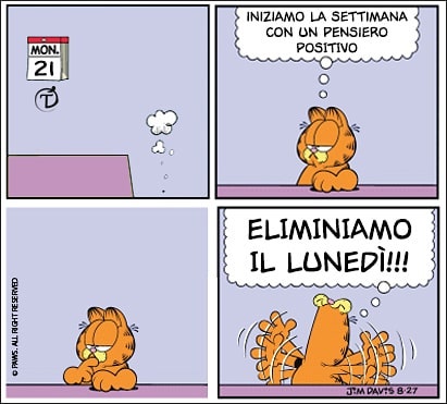 odio il lunedì